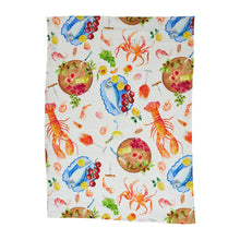 Load image into Gallery viewer, Seafood Linen Tea Towel