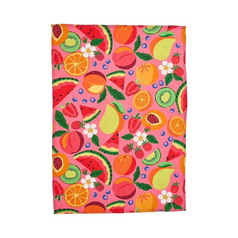 Tropicana Linen Tea Towel