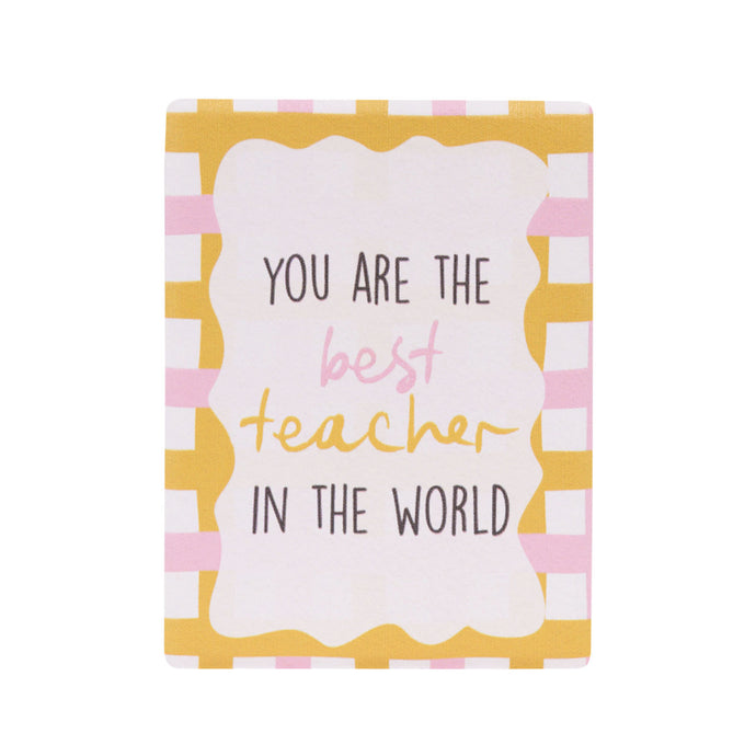 Best Teacher Ceramic Magnet