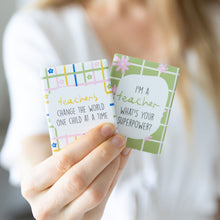 Load image into Gallery viewer, Change the World Teacher Ceramic Magnet