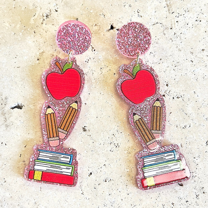 'I Love Learning' Earrings