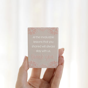 Thank You Teacher Ceramic Magnet