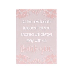 Thank You Teacher Ceramic Magnet