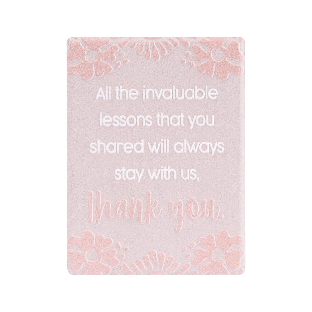 Thank You Teacher Ceramic Magnet