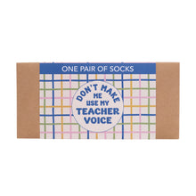 Load image into Gallery viewer, Teacher Voice Socks