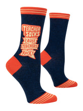 Load image into Gallery viewer, &#39;Teachers Rock&#39; Women&#39;s Socks