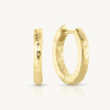 Load image into Gallery viewer, Textured Gold Huggies - ToniMay