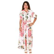 Load image into Gallery viewer, "Willow" Short Sleeve Maxi Dress in The Awakening Print - Palm Cove