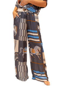 Light Grey Helen of Troy Horse Pants