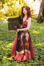 Load image into Gallery viewer, &#39;The Messenger&#39; Scarf with Joan of Arc Print - Market of Stars