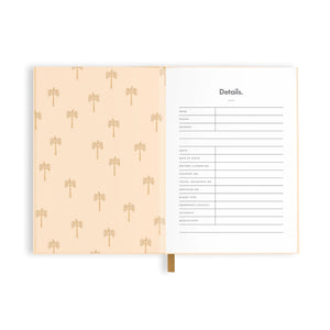 'The Traveller' Tiny Palms Mini Travel Diary