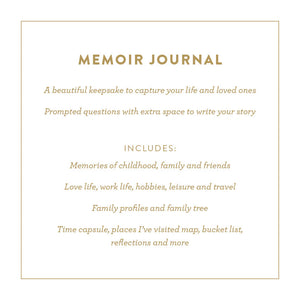 'This Is My Story' Memoir Journal Grey