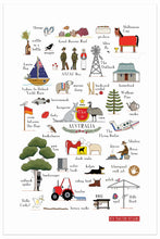 Load image into Gallery viewer, 'This is Australia' Linen Tea Towel