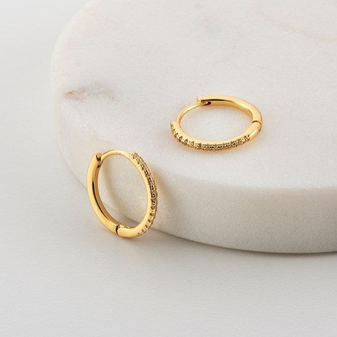 Gold Tilly Hoop Earring