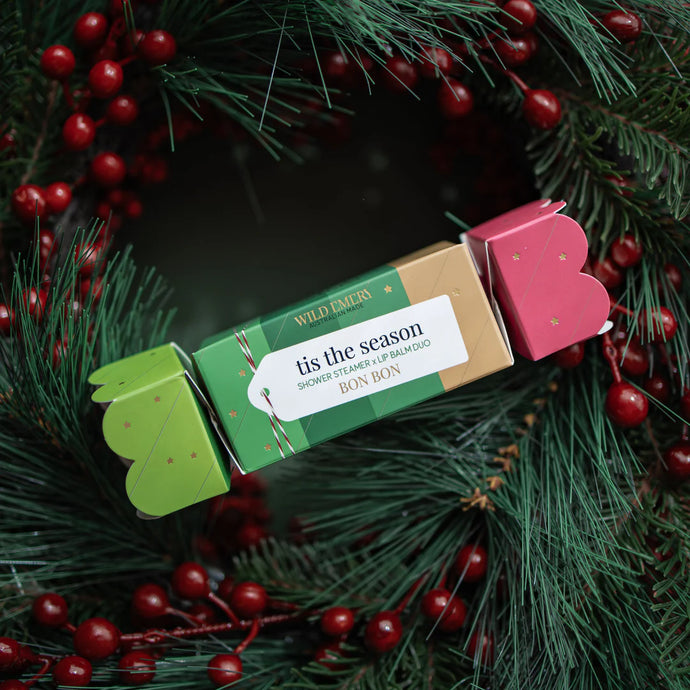 'Tis The Season' Shower Steamer & Mini Lip Balm Bon Bon