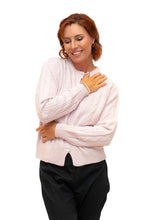 Load image into Gallery viewer, Light Pink Tobi Cashmere Mix Cable Knit Cardigan