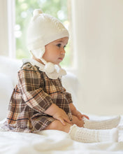 Load image into Gallery viewer, Harper Brown Check Peter Pan Dress - Toshi