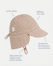 Load image into Gallery viewer, Mocha Mini Flap Cap - Toshi