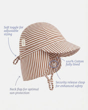 Load image into Gallery viewer, Mocha Mini Flap Cap - Toshi