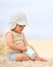 Load image into Gallery viewer, Sage Flap Cap Baby - Toshi