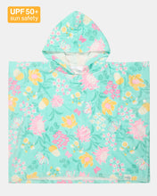 Load image into Gallery viewer, Waratah Mint Paradise Hooded Towel - Toshi