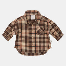 Load image into Gallery viewer, Harper Brown Check Shirt - Toshi