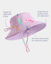 Load image into Gallery viewer, Princess Mermaid Twinkle Swim Sunhat - Toshi