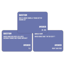 Load image into Gallery viewer, Totally 90s Music Trivia Cards
