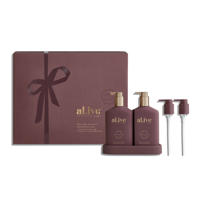 Sweet Plum & Berries Transformative Wash & Lotion Duo - al.ive body