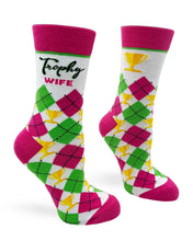 Load image into Gallery viewer, 'Trophy Wife' Women's Novelty Socks