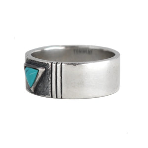 Turquoise Geometric Ring - ToniMay