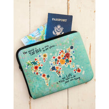 Load image into Gallery viewer, Turquoise Travel Document Pouch