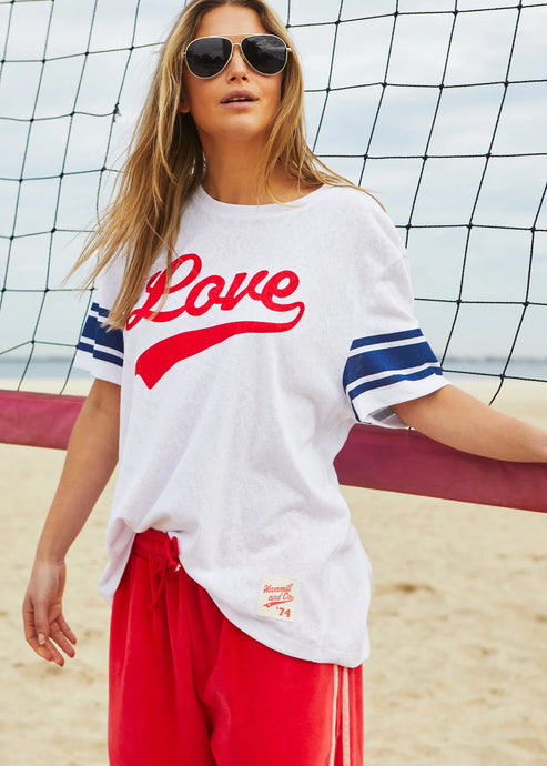 White Urban Love Tee - Hammill & Co