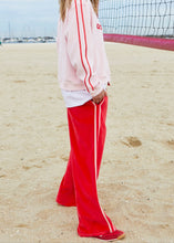 Load image into Gallery viewer, Red/Pink Urban Velour Pant - Hammill &amp; Co