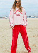 Load image into Gallery viewer, Red/Pink Urban Velour Pant - Hammill &amp; Co