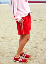 Load image into Gallery viewer, Red/Pink Urban Velour Short - Hammill &amp; Co