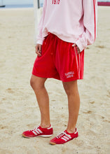 Load image into Gallery viewer, Red/Pink Urban Velour Short - Hammill &amp; Co