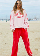 Load image into Gallery viewer, Pink/Red Urban Velour Sweat - Hammill &amp; Co