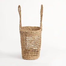 Load image into Gallery viewer, Umbria Open Weave Seagrass Tote