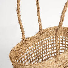 Load image into Gallery viewer, Umbria Open Weave Seagrass Tote
