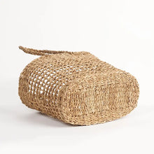 Load image into Gallery viewer, Umbria Open Weave Seagrass Tote