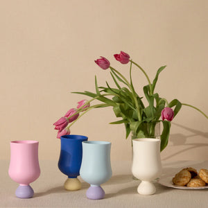 Fairy Floss Silicone Bubble Goblet Set 2pk