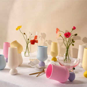 Fairy Floss Silicone Bubble Goblet Set 2pk