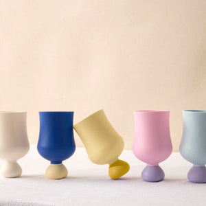 Bubblegum Silicone Bubble Goblet Set 2pk
