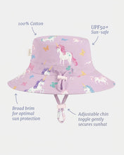 Load image into Gallery viewer, Unicorn Lilac Arcadia Sunhat - Toshi