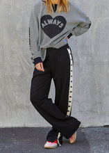 Load image into Gallery viewer, Black Varsity Superstar Sport Pant - Hammill &amp; Co