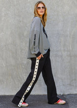 Load image into Gallery viewer, Black Varsity Superstar Sport Pant - Hammill &amp; Co