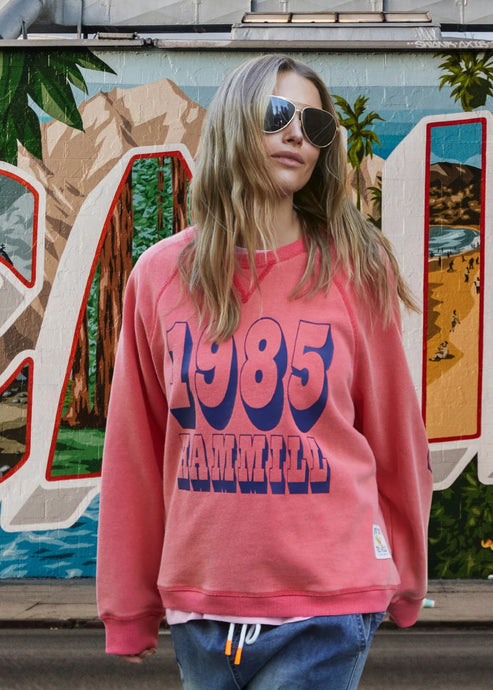 Washed Red 1985 Vintage Sweat - Hammill & Co