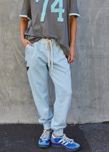 Load image into Gallery viewer, Powder Blue Vintage Western Track Pant - Hammill &amp; Co