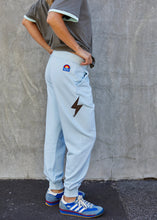 Load image into Gallery viewer, Powder Blue Vintage Western Track Pant - Hammill &amp; Co